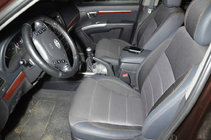 Hyundai Santa Fe 2 2006–2012 Autostoelhoezen (kunstleer↗stof, Premium) foto 4