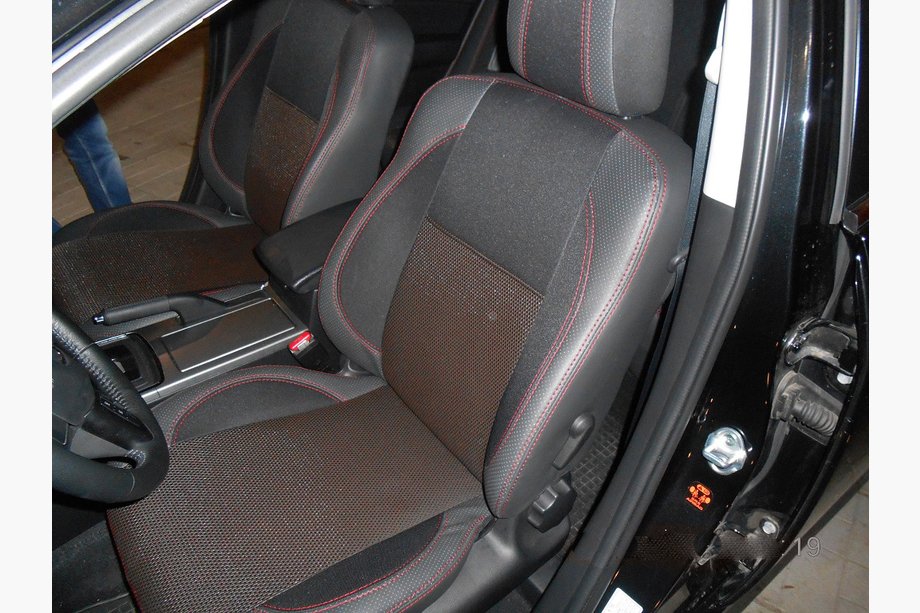 Mazda 6 2008–2012 Autostoelhoezen SoyuzAuto Premium van kunstleer Image