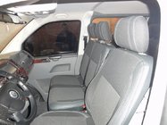 Volkswagen T5 Transporter 2003–2010 Autostoelhoezen (kunstleer↗stof, Premium) foto 2