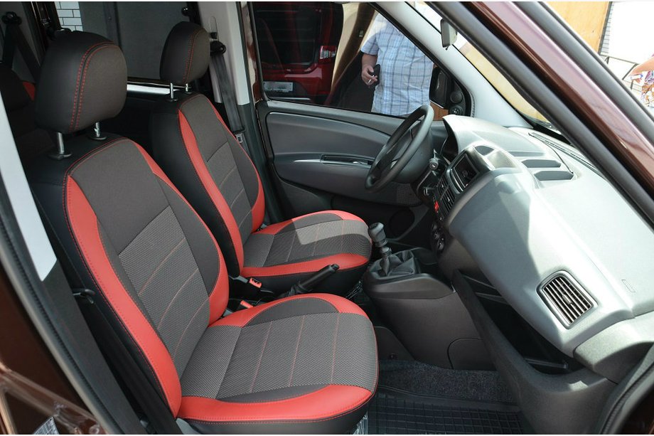 Fiat Doblo II 2010–2022 Premium autostoelhoezen (combinatie, complete interieurset) Image