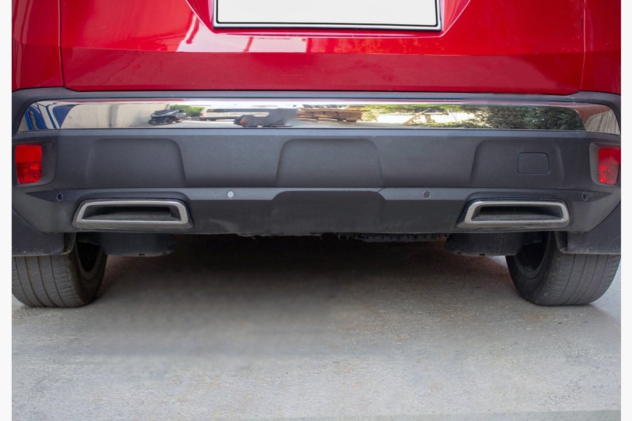 Peugeot 3008 2016–2023 Achterbumper omlijsting (2 stuks, RVS) Carmos - Turks staal Image