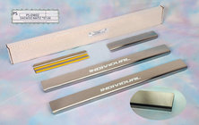 Daewoo Matiz 1998–2008 Natanika Standard dorpellijsten (4 stuks, RVS) foto 1
