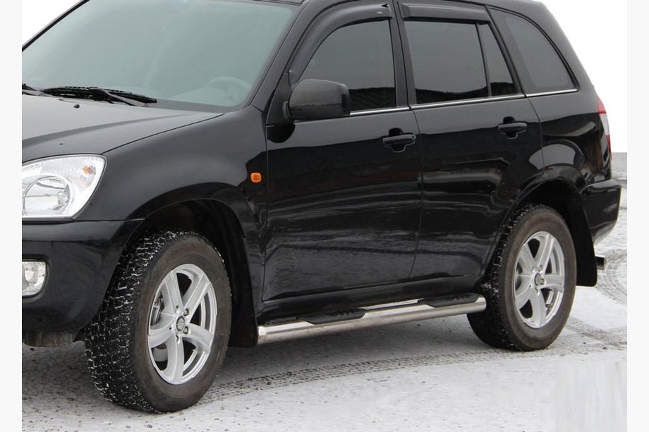 Chery Tiggo 1 2005–2016 Sidebars (2 stuks, RVS) Image