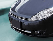 Chery Kimo 2007–2015 Sierstrip voor bovenste grille (1 st., RVS) foto 1