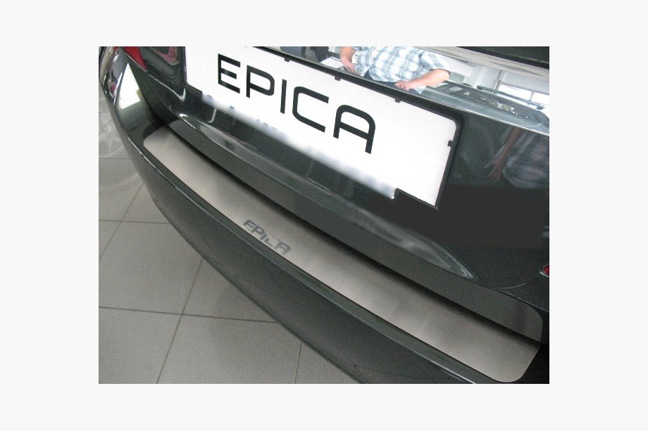 Chevrolet Epica 2006–2014 Achterbumperbeschermer Natanika (RVS) Image