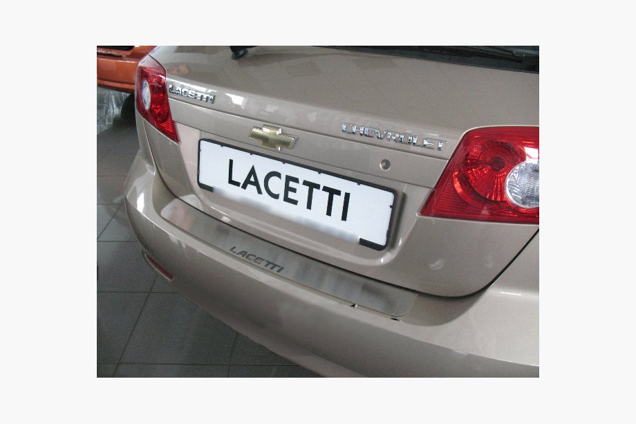 Chevrolet Lacetti 2003–2024 Achterbumperbeschermer Natanika (RVS) Hatchback Image