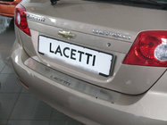 Chevrolet Lacetti 2003–2024 Achterbumperbeschermer Natanika (RVS) Hatchback foto 1