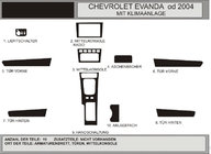 Chevrolet Evanda 2000–2006 Dashboard sierlijsten (Hartman) foto 1