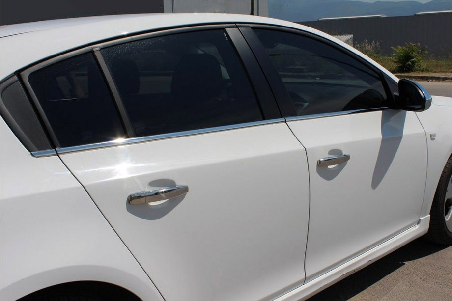 Chevrolet Cruze 2009–2015 Ruitlijsten (RVS) Sedan, Carmos - Turks staal Image