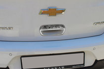 Chevrolet Cruze 2009–2015 Afdekking voor kofferbakgreep (voor HB-versie, RVS) Carmos - Turks staal foto 1