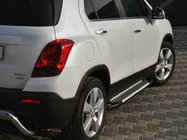 Chevrolet Trailblazer 2012–2019 Side steps Allmond Grey (set van 2, aluminium) foto 3