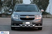 Chevrolet Orlando 2010–2018 Voorbeschermbeugel ST015 (RVS) foto 2