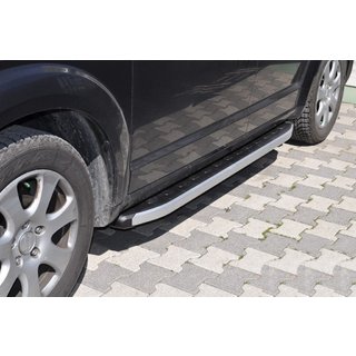 Fullmond side steps (2 stuks, aluminium) Chrysler Voyager 2001–2007 foto 3