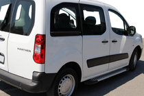 Citroen Berlingo 2008–2018 Line side steps (set van 2, aluminium) foto 3