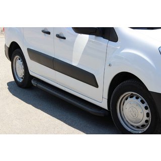 Allmond Black zijtreden (2 st., aluminium) Peugeot Partner Tepee 2008–2018 foto 1