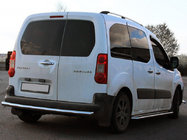 Peugeot Partner Tepee 2008–2018 Achterbeschermbeugel AK002 (RVS) 60 mm foto 1