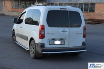 Peugeot Partner Tepee 2008–2018 Achterbeschermbeugel AK002 (RVS) 60 mm foto 3