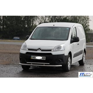 Voorbeschermbeugel ST016 (RVS) Citroen Berlingo 2008–2018 foto 2
