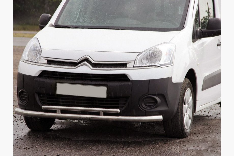 Peugeot Partner Tepee 2008–2018 Voorbeschermbeugel ST016 (RVS) 51/42 mm Image
