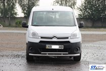Peugeot Partner Tepee 2008–2018 Voorbeschermbeugel ST016 (RVS) 51/42 mm foto 4