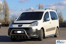 Peugeot Partner Tepee 2008–2018 Bullbar WT003-Plus (RVS) foto 2