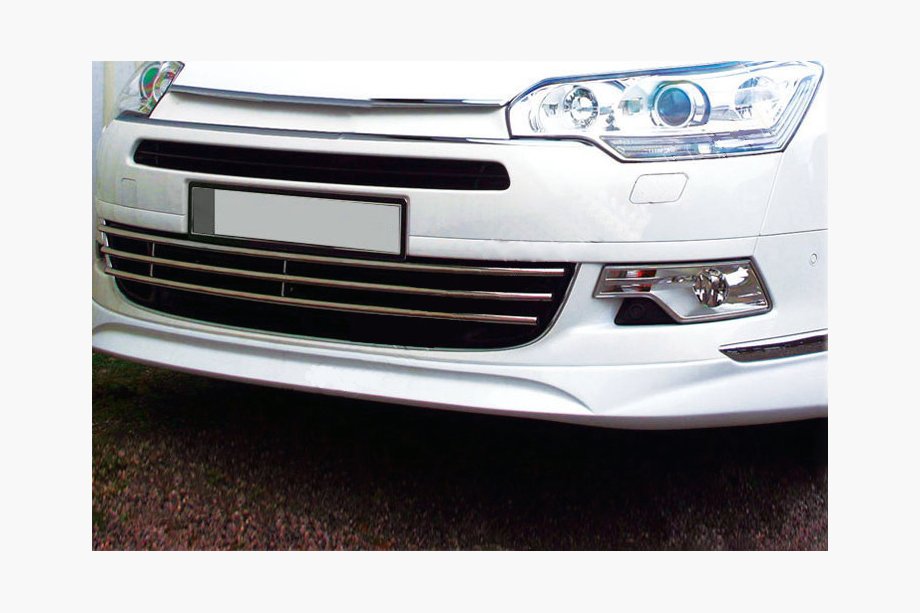 Citroen C-5 2008–2017 RVS bumperrooster sierlijsten (set van 5) Image