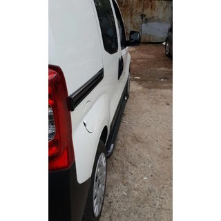 Side steps Rainbow Black (set 2 st., aluminium profiel) Citroen Nemo 2007–2017 foto 3