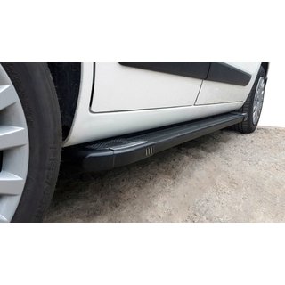Side steps Rainbow Black (set 2 st., aluminium profiel) Citroen Nemo 2007–2017 foto 2