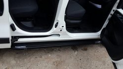 Citroen Nemo 2007–2017 Side steps Rainbow Black (set 2 st., aluminium profiel) foto 4