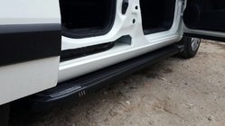 Citroen Nemo 2007–2017 Side steps Rainbow Black (set 2 st., aluminium profiel) foto 7