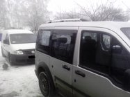 Ford Connect 2002–2006 Chromen dakrails foto 4