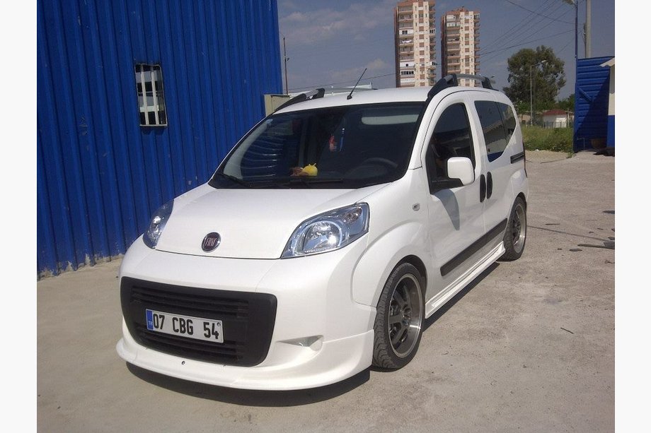 Citroen Nemo 2007–2017 Voorbumper lipspoiler V2 (spuitklaar) Foto 2