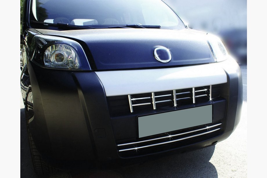 Citroen Nemo 2007–2017 RVS sierlijst voor radiateurgrille (15-delig) Carmos - Turks staal Image