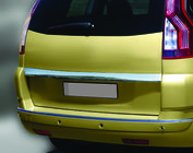 Citroen C-4 Picasso 2006–2013 Sierlijst boven kentekenplaat (RVS) foto 1