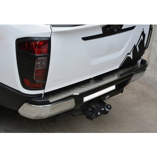 RVS beschermplaat achterbumper foto 1