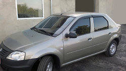 Renault Logan I 2008–2013 Raamdeflectoren (set van 4, ANV) foto 1