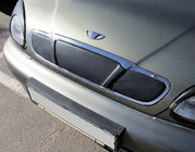 Daewoo Lanos 1998–2017 Winterafdekking voor grille (bovenste) foto 2