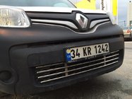 Renault Kangoo 2008–2020 Eendelige bumpergrille (RVS) foto 3