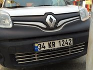 Renault Kangoo 2008–2020 Eendelige bumpergrille (RVS) foto 7
