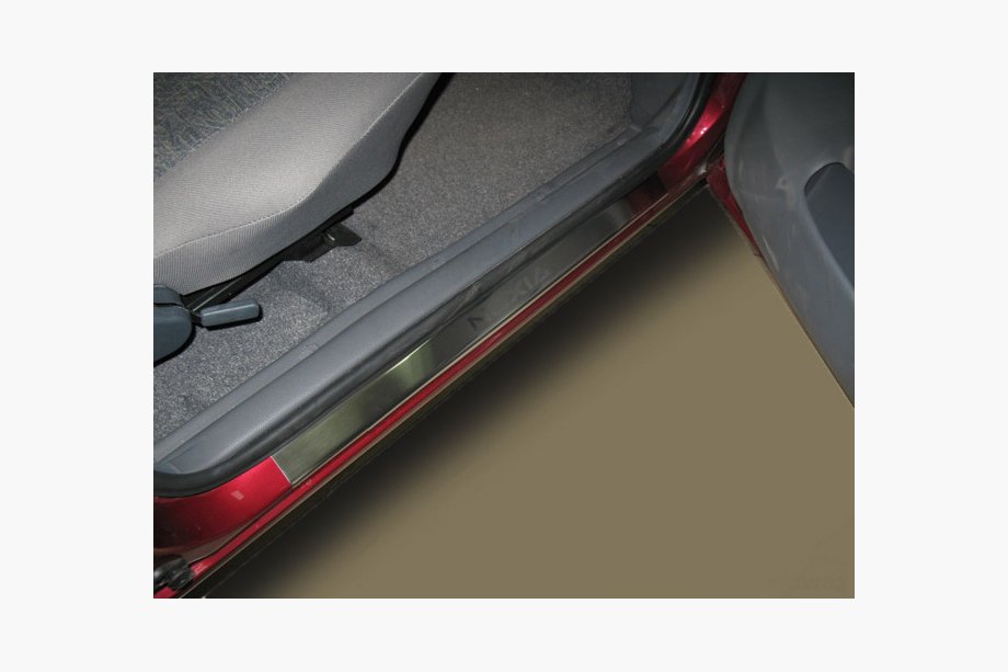 Daewoo Nexia 1995–2016 Nataniko instaplijsten (4 stuks, RVS) Standaard - Lohmann-tape, 0,5 mm Image