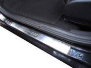 Dacia Logan I 2005–2008 OmsaLine instaplijsten (set 4 st., RVS) foto 1