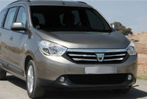 Renault Lodgy 2013–2022 Grille sierlijsten (set van 4, RVS) foto 1