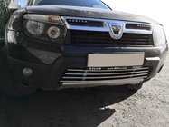 Renault Duster 2008–2017 Eendelige onderste grille (RVS) foto 1