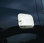 Renault Logan I 2005–2008 RVS afdekking voor tankklep foto 1