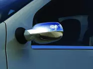 Dacia Logan I 2005–2008 Complete chromen spiegelkappen (2 st.) foto 5
