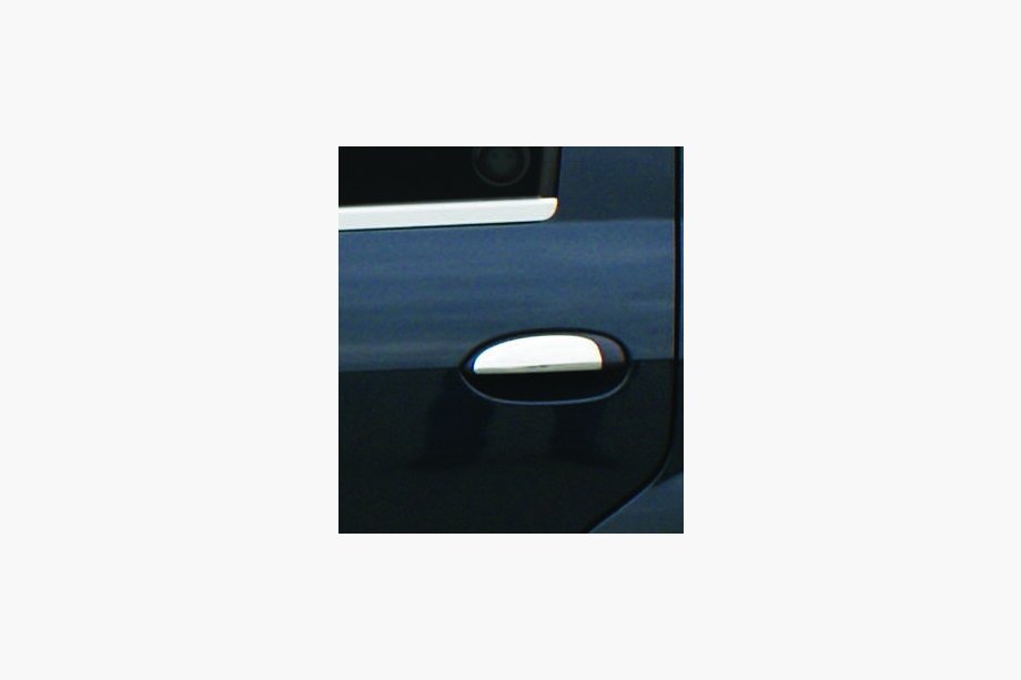 Dacia Logan I 2005–2008 RVS deurgreep covers (4 stuks) Verchroomd kunststof Foto 2