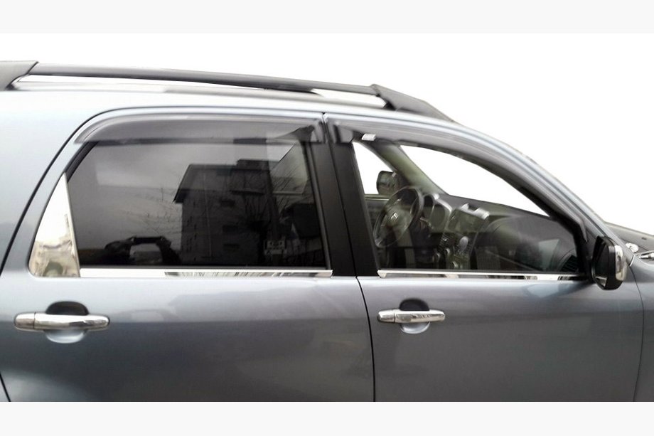 Daihatsu Terios 2006–2017 Buitenste raamlijsten (set 4 stuks, RVS) Image