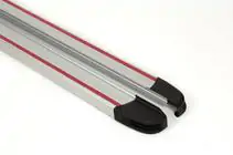 Kia Sportage 2010–2015 Side steps Maya Red-Grey (2 st., aluminium) foto 2