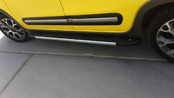 Fiat 500X 2014–2024 Duru zijtreden (set van 2, aluminium) foto 3