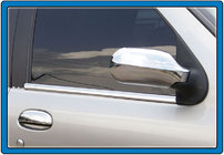 Fiat Albea 2002–2012 Buitenste raamlijstomlijsting RVS (set 4 stuks) foto 1